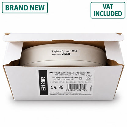 AICO Ei128R Pattress With Relay Easi-Fit Smoke Alarm Interface Expiry June 2036