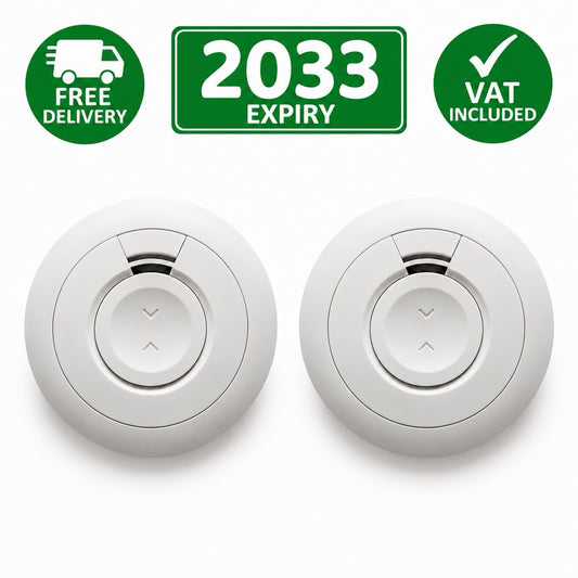 2x Aico Smoke Alarms 2033 Expiry Used Free Delivery VAT Included