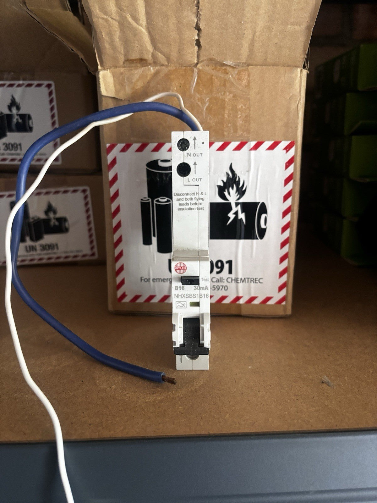 WYLEX 16 AMP CURVE B 6kA 30mA RCBO TYPE A NHXSBS1B16 - VAT included