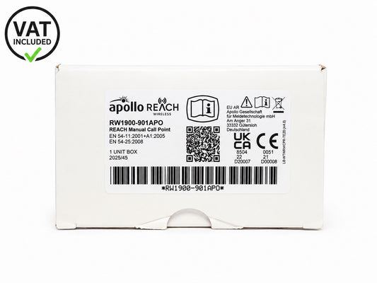 Apollo REACH RW1900-901APO Wireless Manual Call Point Brand New Fire Alarm MCP