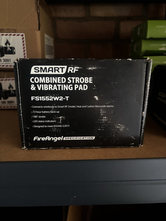 FireAngel Smart-RF Combined Strobe Vibrating Pad FS1552W2-T 240v Deaf Alarm