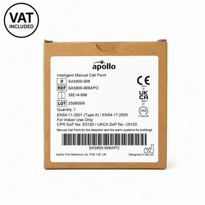 Apollo SA5900-908APO Intelligent Manual Call Point Fire Alarm Break Glass