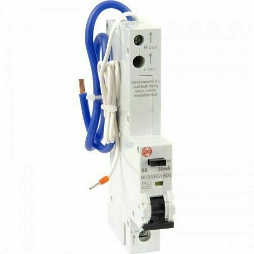 WYLEX 16 AMP CURVE B 6kA 30mA RCBO TYPE A NHXSBS1B16 - VAT included